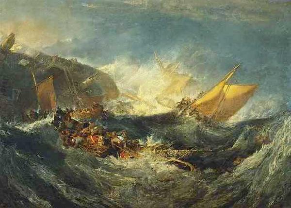 Joseph Mallord William Turner The shipwreck of the Minotaur,